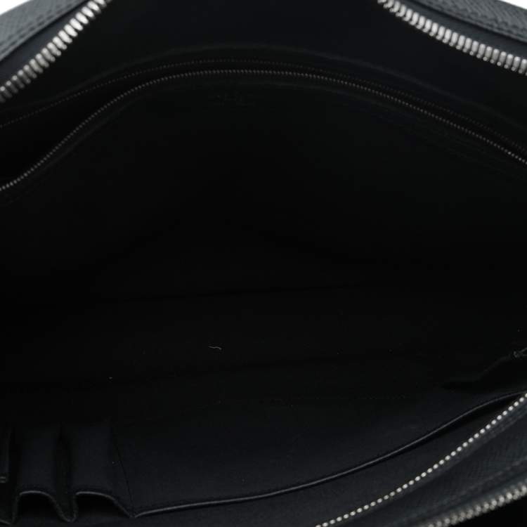Pre Owned Louis Vuitton Black Taiga Leather Alexander Briefcase