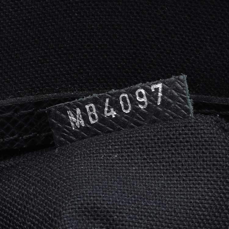 Pre Owned Louis Vuitton Black Taiga Leather Alexander Briefcase