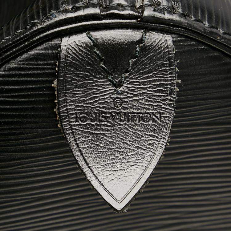 Pre Owned Louis Vuitton Black Epi Leather Speedy 40 Top Handle Bag
