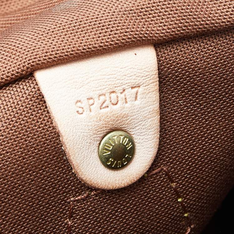 Pre Owned Louis Vuitton Monogram Canvas And Leather Speedy 25 Bag
