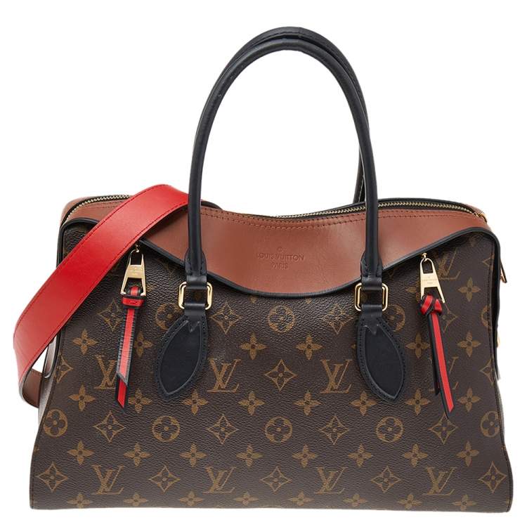 Louis Vuitton Tuileries Hobo Bag Brown Canvas Monogram