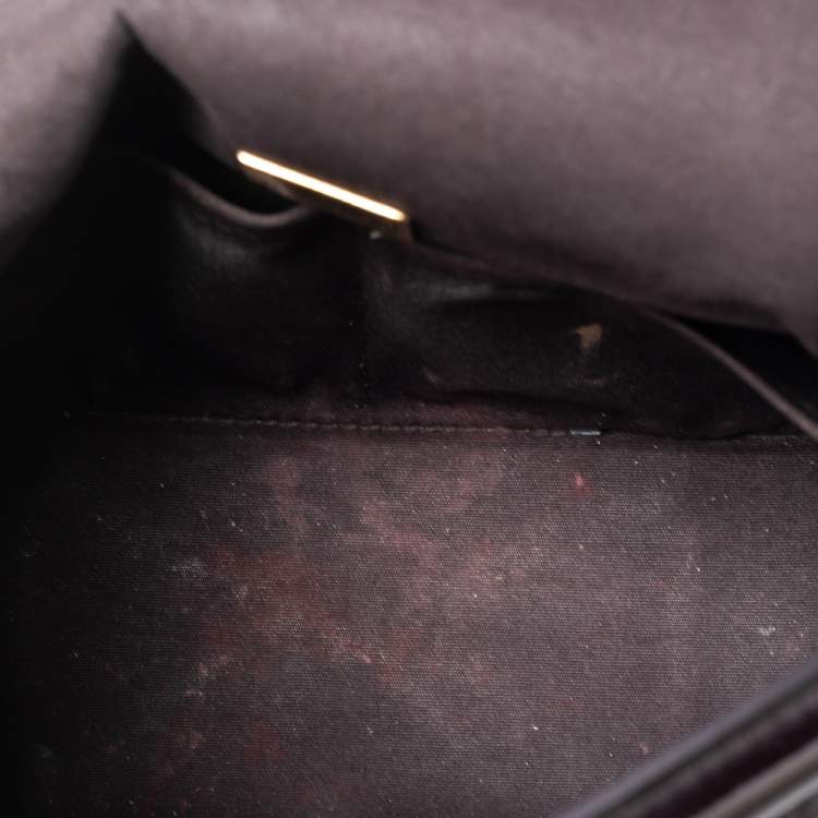 Pre Owned Louis Vuitton Amarante Monogram Vernis Pasadena Bag