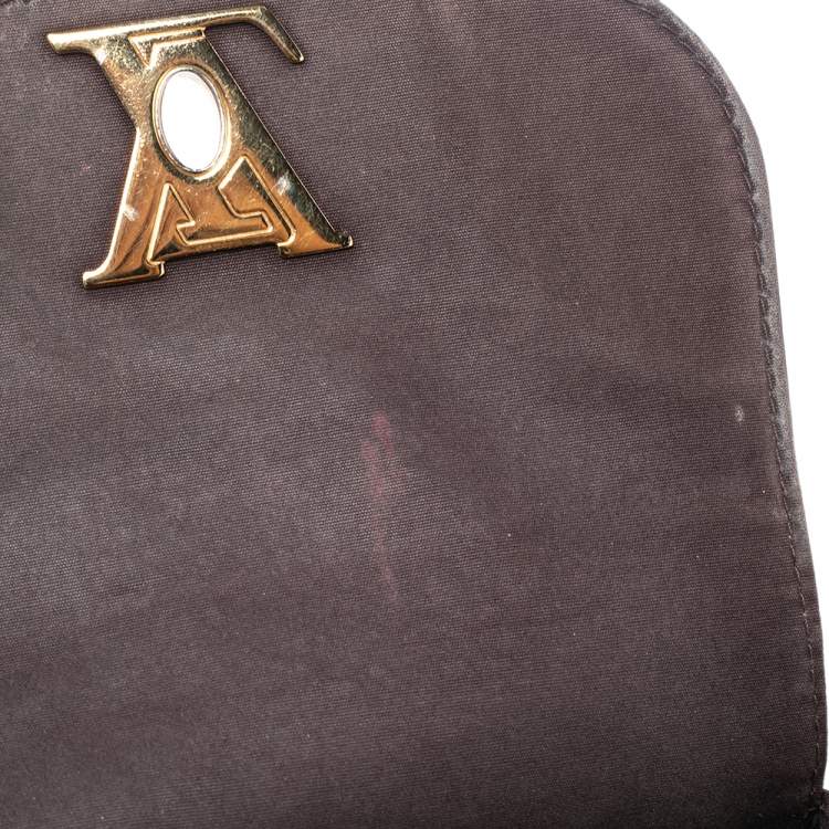 Pre Owned Louis Vuitton Amarante Monogram Vernis Pasadena Bag
