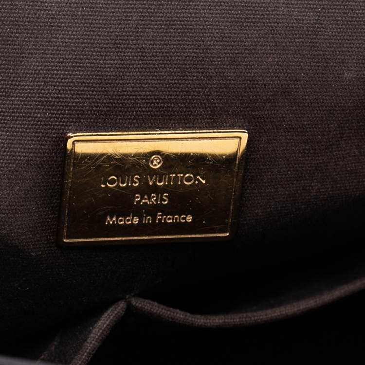 Pre Owned Louis Vuitton Amarante Monogram Vernis Pasadena Bag