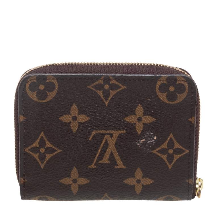 Pre Owned Louis Vuitton Monogram Canvas Zippy Coin Purse