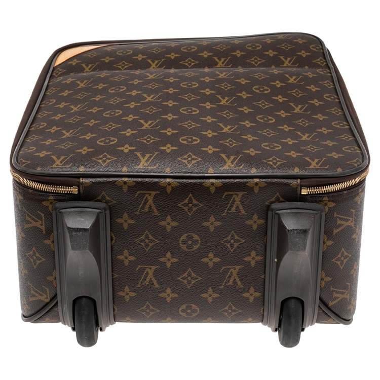 Pre Owned Louis Vuitton Monogram Canvas Pegase 45 Luggage
