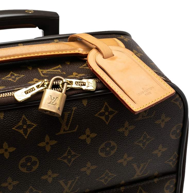 Pre Owned Louis Vuitton Monogram Canvas Pegase 45 Luggage