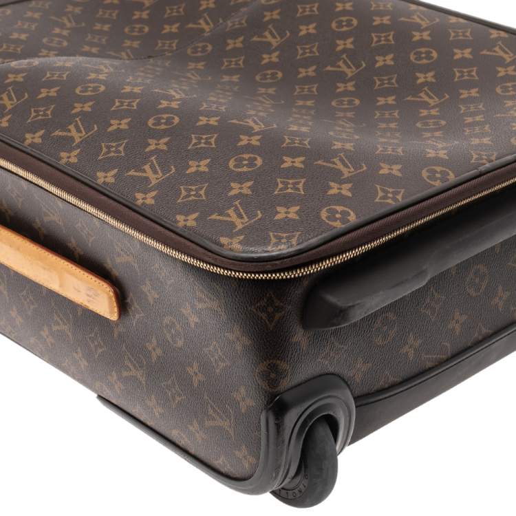 Pre Owned Louis Vuitton Monogram Canvas Business Pegase Legere 55 Luggage