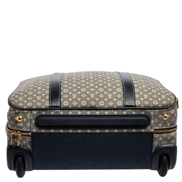 Pre Owned Louis Vuitton Encre Monogram Idylle Canvas Epopee Rolling Luggage