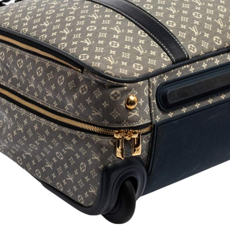 Pre Owned Louis Vuitton Encre Monogram Idylle Canvas Epopee Rolling Luggage