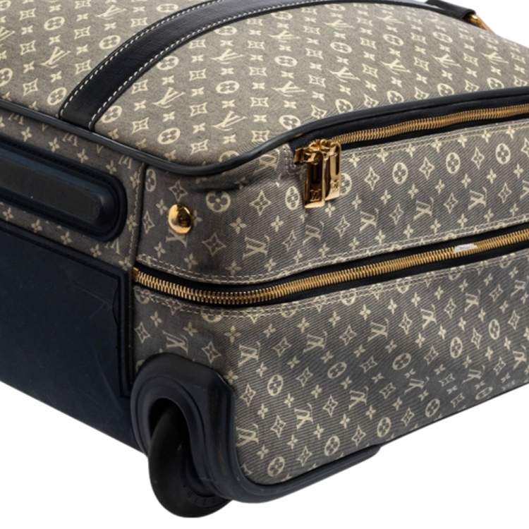 Pre Owned Louis Vuitton Encre Monogram Idylle Canvas Epopee Rolling Luggage