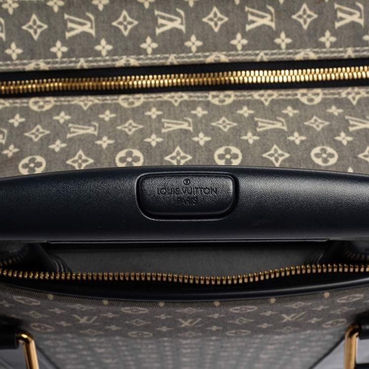Pre Owned Louis Vuitton Encre Monogram Idylle Canvas Epopee Rolling Luggage