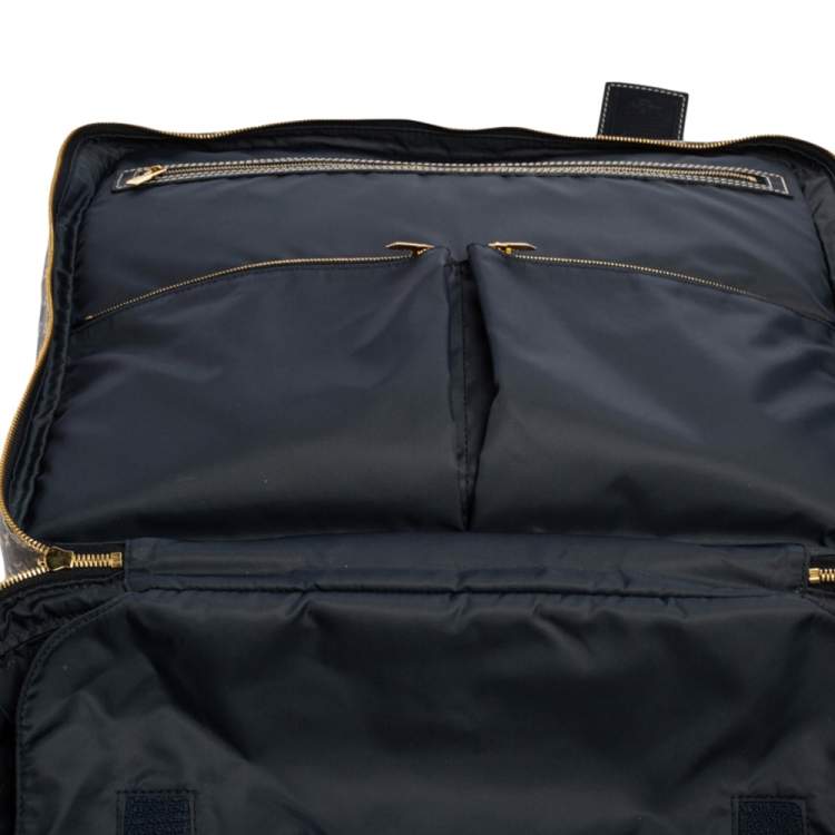 Pre Owned Louis Vuitton Encre Monogram Idylle Canvas Epopee Rolling Luggage