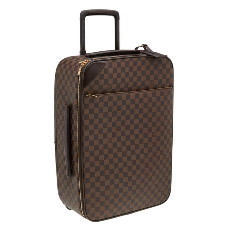 Pre Owned Louis Vuitton Damier Canvas Pegase Luggage 55