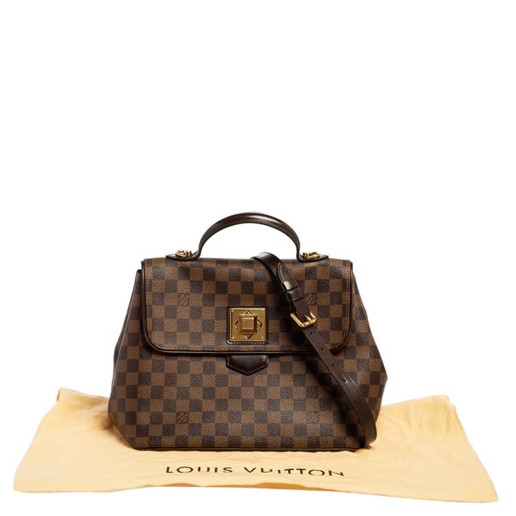 Pre Owned Louis Vuitton Damier Ebene Canvas Bergamo MM Bag