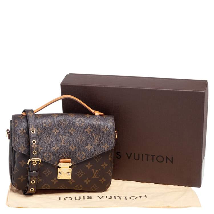 Pre Owned Louis Vuitton Monogram Canvas Metis Pochette Bag