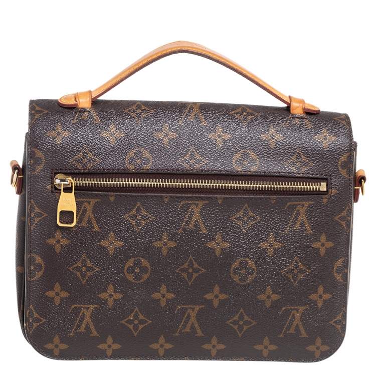 Pre Owned Louis Vuitton Monogram Canvas Metis Pochette Bag