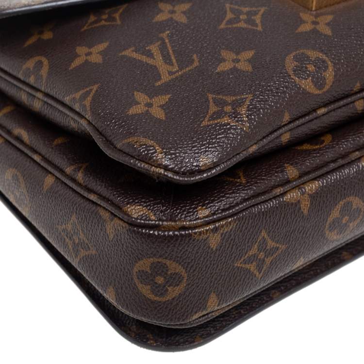 Pre Owned Louis Vuitton Monogram Canvas Metis Pochette Bag