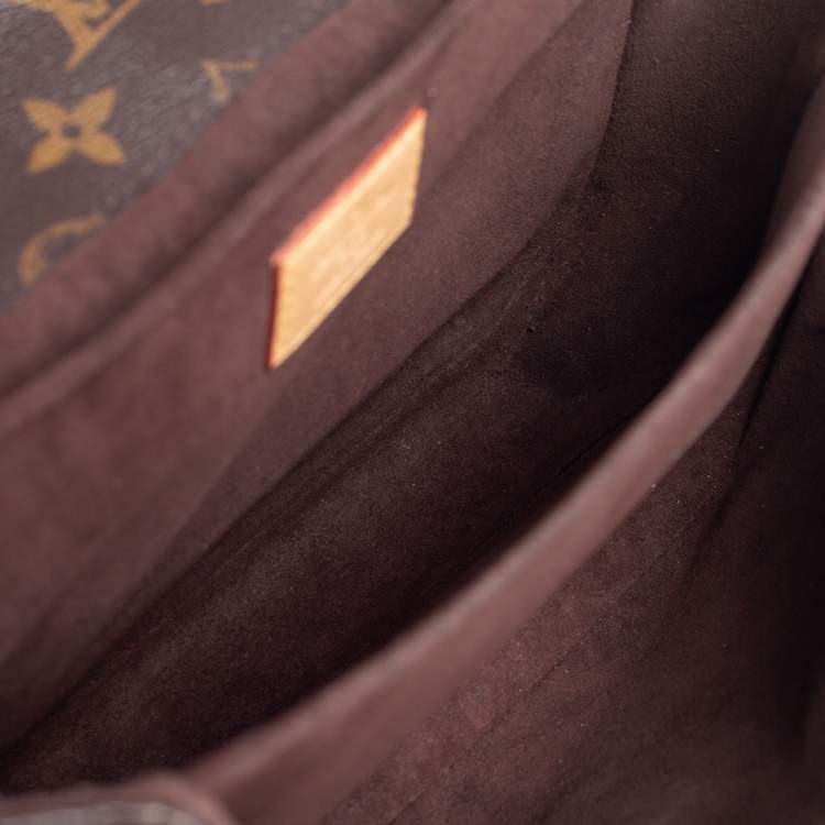 Pre Owned Louis Vuitton Monogram Canvas Metis Pochette Bag
