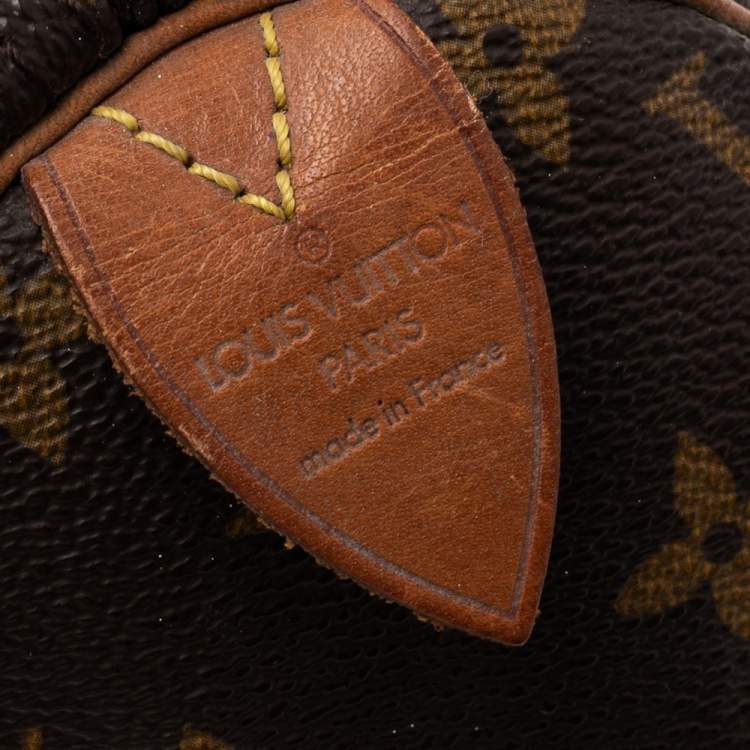 Pre Owned Louis Vuitton Monogram Canvas Speedy 30 Bag