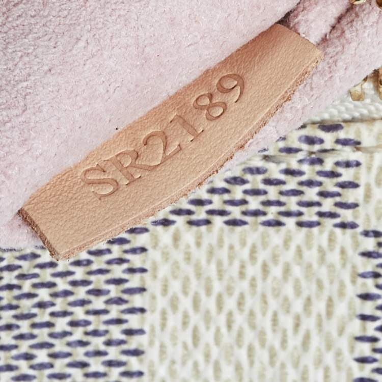 Pre Owned Louis Vuitton Damier Azur Canvas Sperone BB Bag