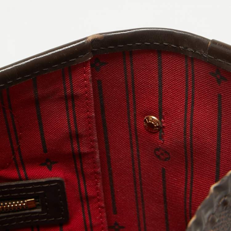 Pre Owned Louis Vuitton Damier Ebene Canvas Neverfull MM Bag