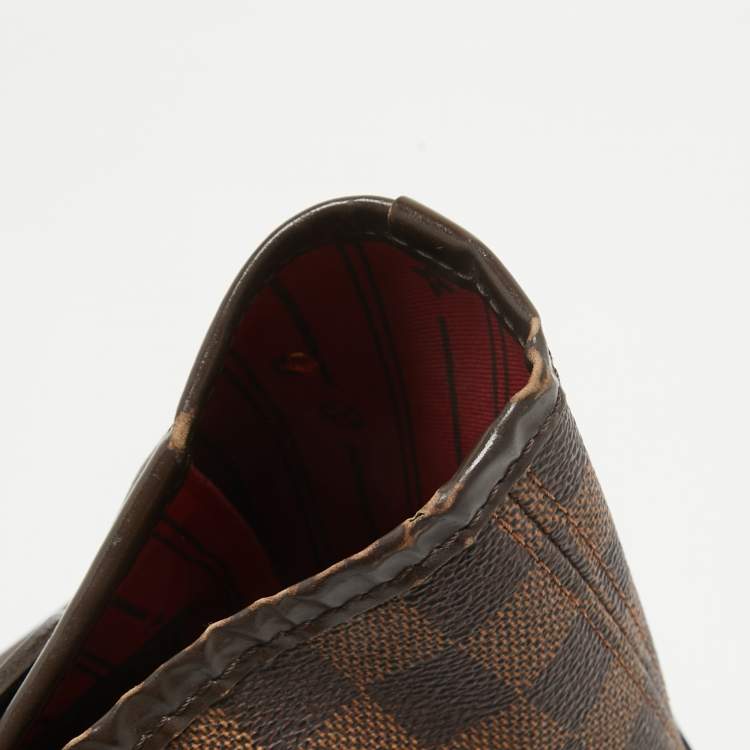 Pre Owned Louis Vuitton Damier Ebene Canvas Neverfull MM Bag