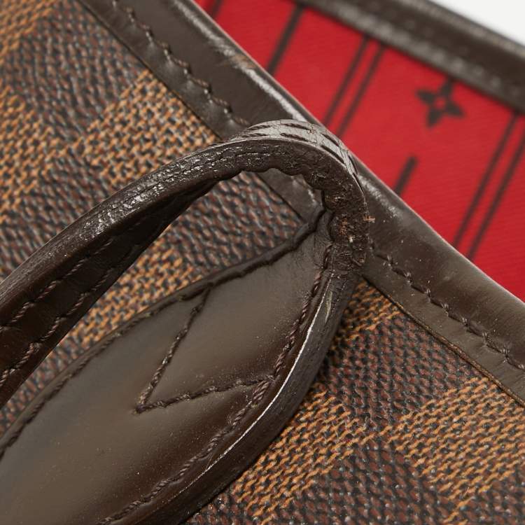Pre Owned Louis Vuitton Damier Ebene Canvas Neverfull MM Bag