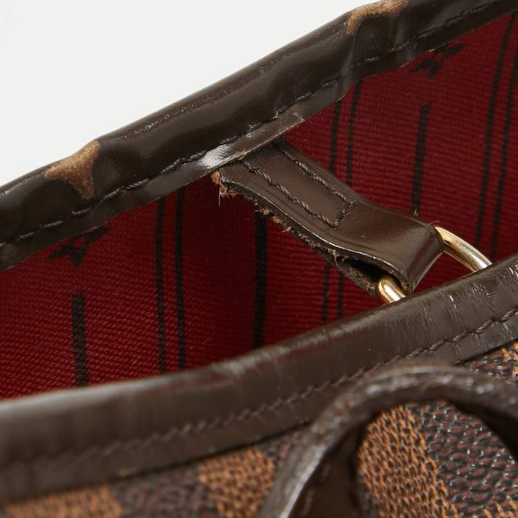 Pre Owned Louis Vuitton Damier Ebene Canvas Neverfull MM Bag