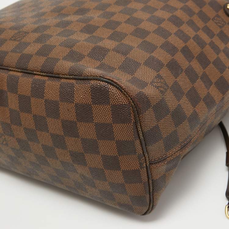 Pre Owned Louis Vuitton Damier Ebene Canvas Neverfull MM Bag