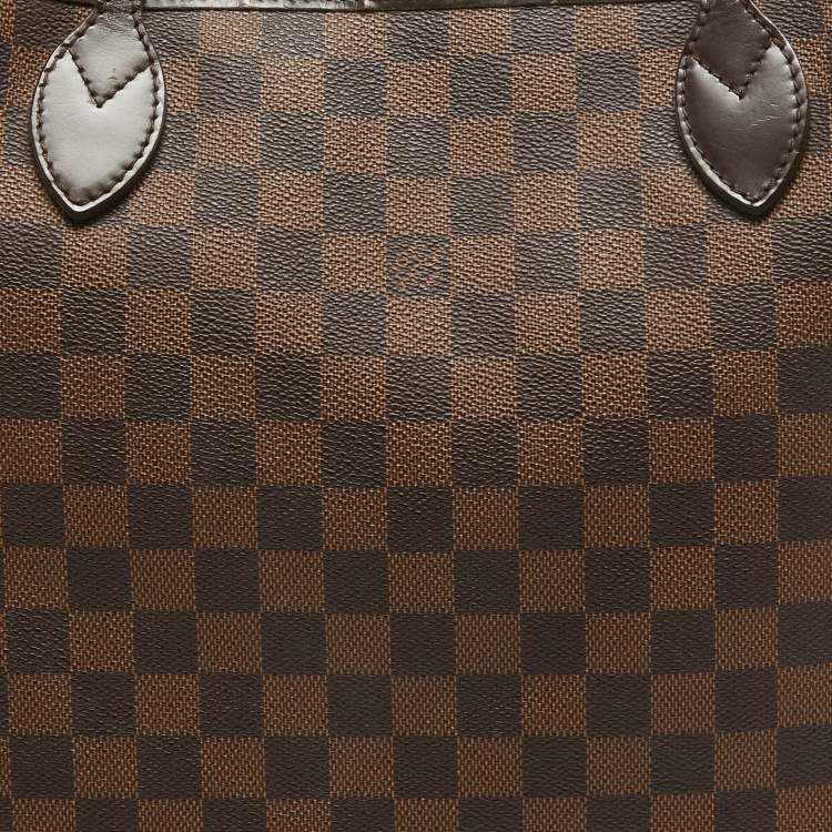 Pre Owned Louis Vuitton Damier Ebene Canvas Neverfull MM Bag