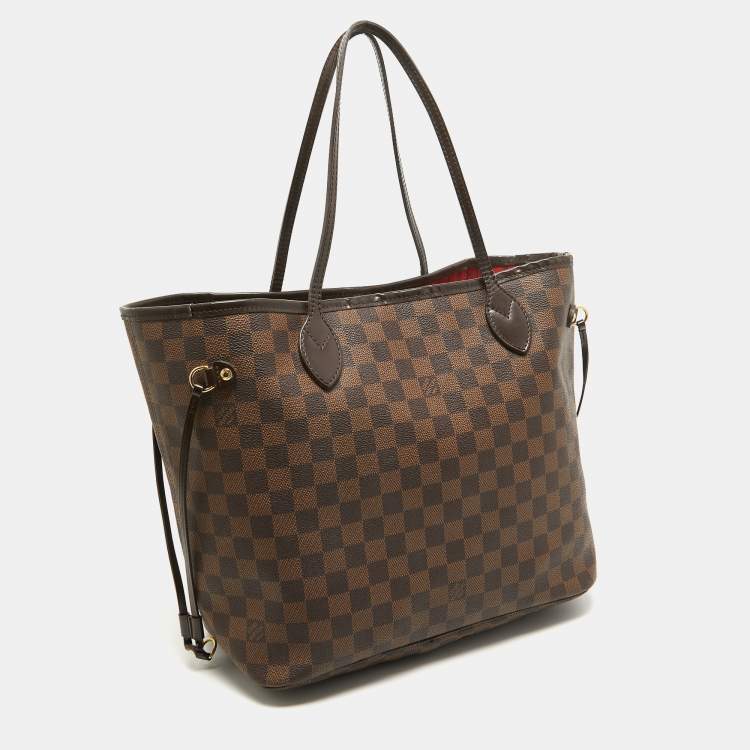 Pre Owned Louis Vuitton Damier Ebene Canvas Neverfull MM Bag