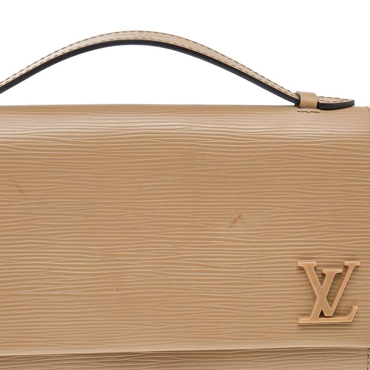 Pre Owned Louis Vuitton Dune Epi Leather Clery Pochette Bag