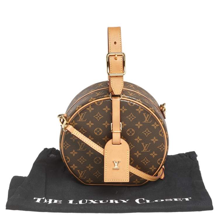 Pre Owned Louis Vuitton Monogram Canvas Petite Boite Chapeau Bag