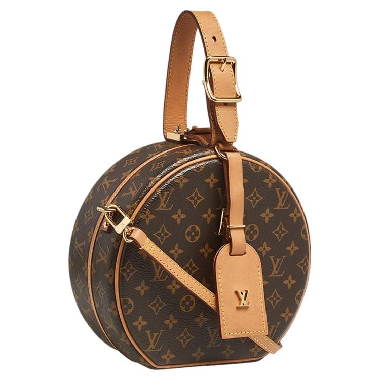 Pre Owned Louis Vuitton Monogram Canvas Petite Boite Chapeau Bag