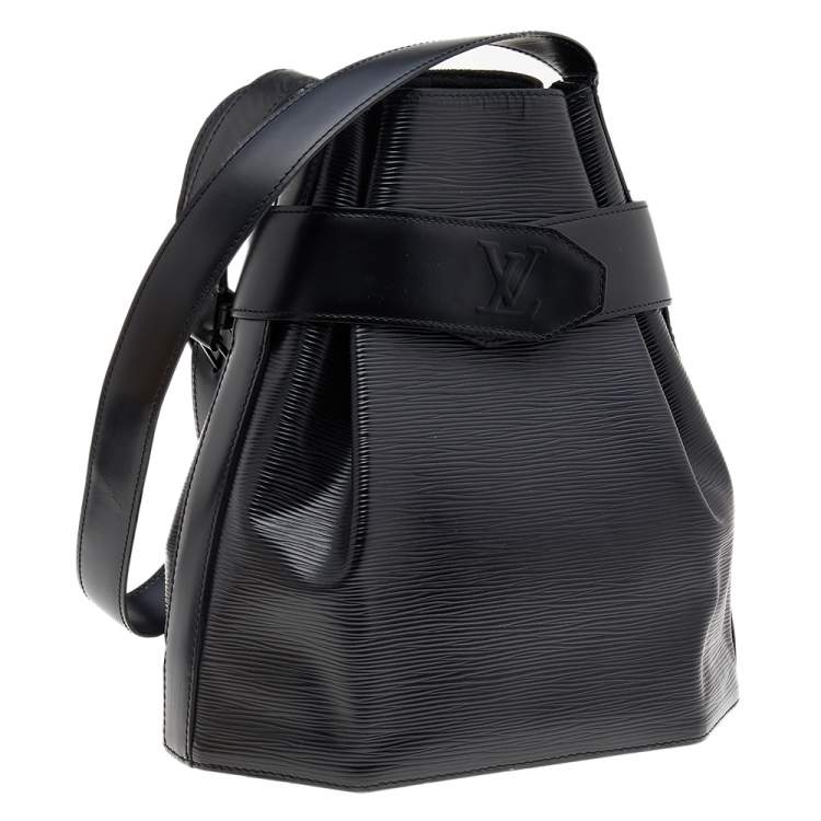 Pre Owned Louis Vuitton Black Epi Leather Sac D'Epaule Bag