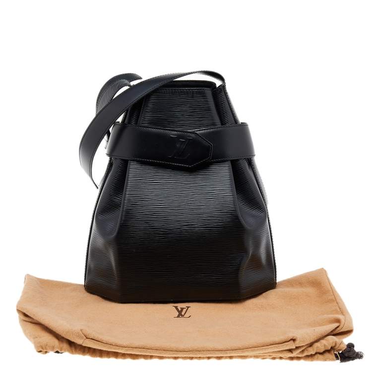Pre Owned Louis Vuitton Black Epi Leather Sac D'Epaule Bag