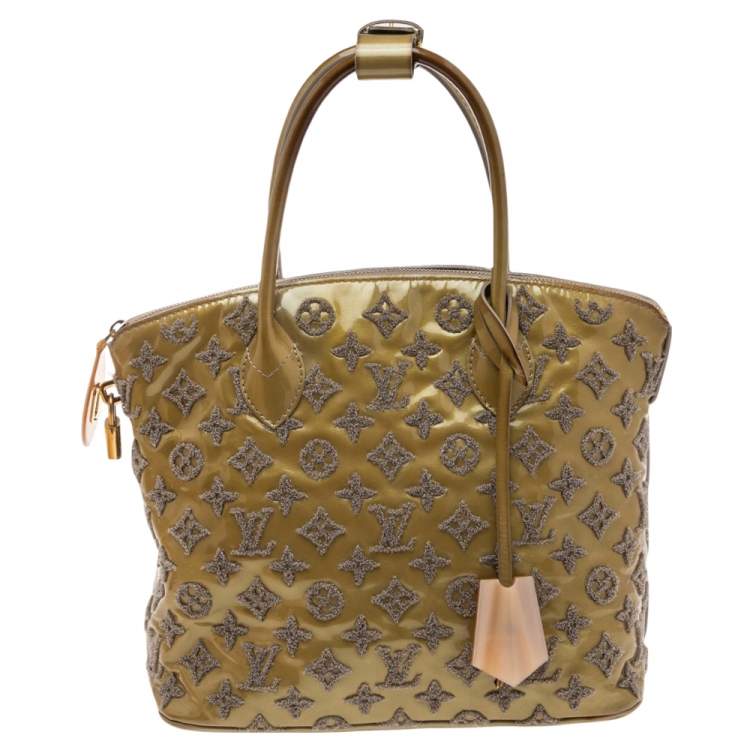 Handbags Louis Vuitton Louis Vuitton Limited Edition Gris Monogram Fascination Lockit Bag