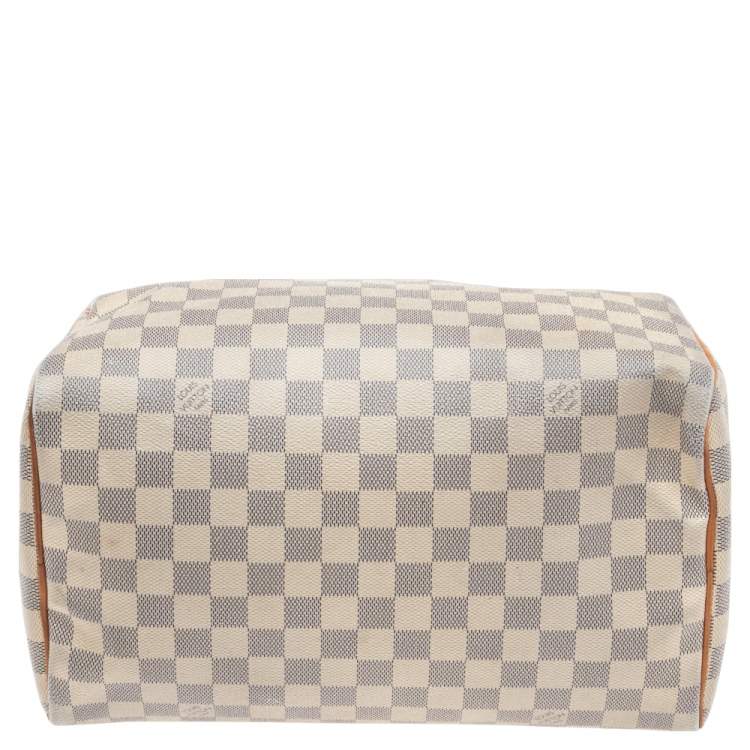 مملوكة مسبقًا Louis Vuitton Damier Azur Canvas Speedy 30 Bag