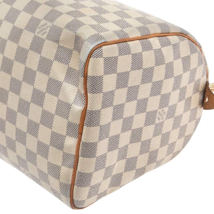 مملوكة مسبقًا Louis Vuitton Damier Azur Canvas Speedy 30 Bag