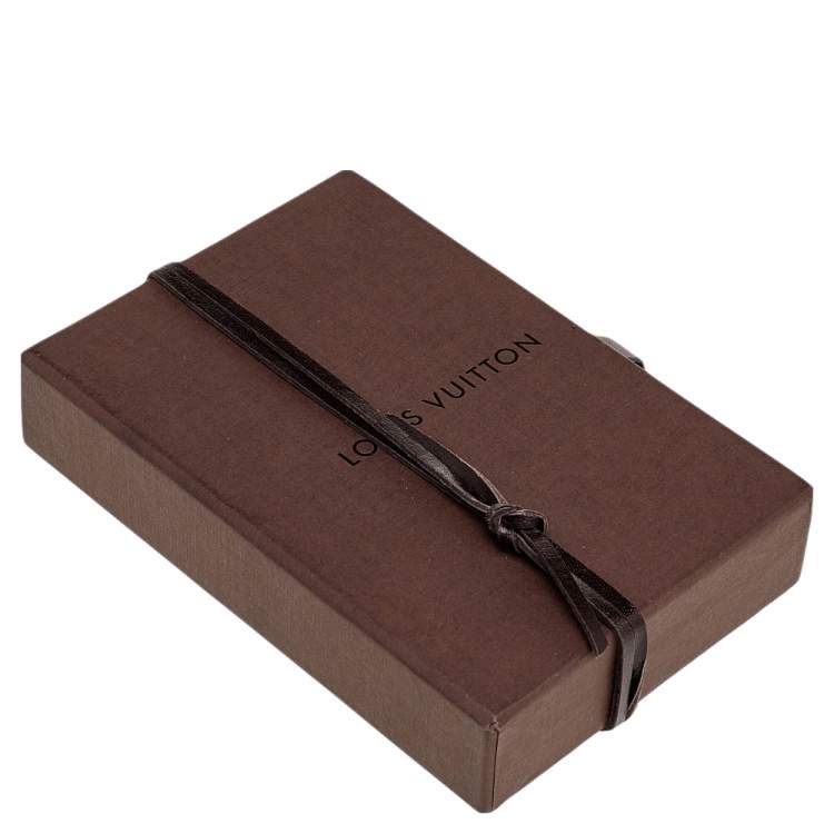 Pre Owned Louis Vuitton Amarante Monogram Vernis Business Card Holder