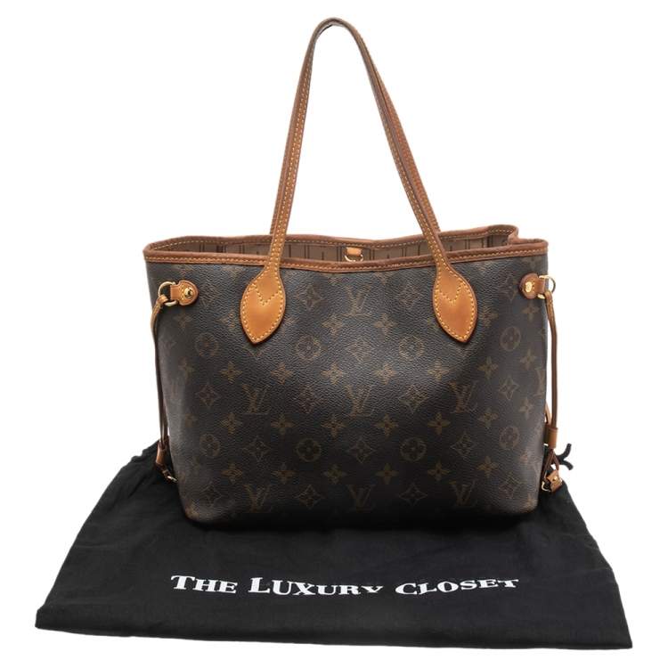 Pre Owned Louis Vuitton Monogram Canvas Neverfull PM Bag