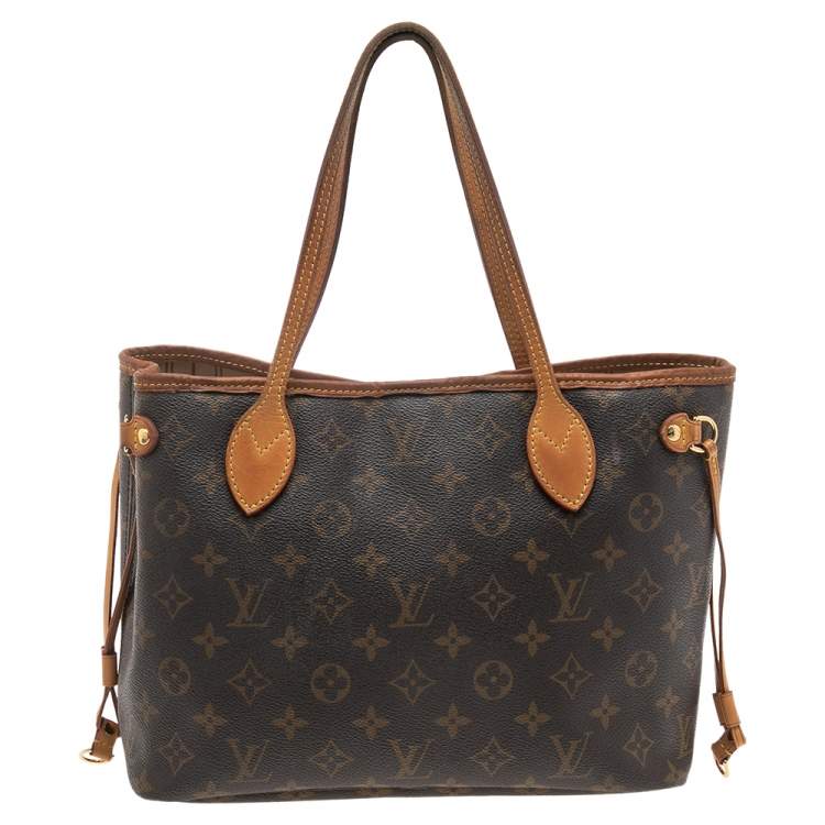 Pre Owned Louis Vuitton Monogram Canvas Neverfull PM Bag
