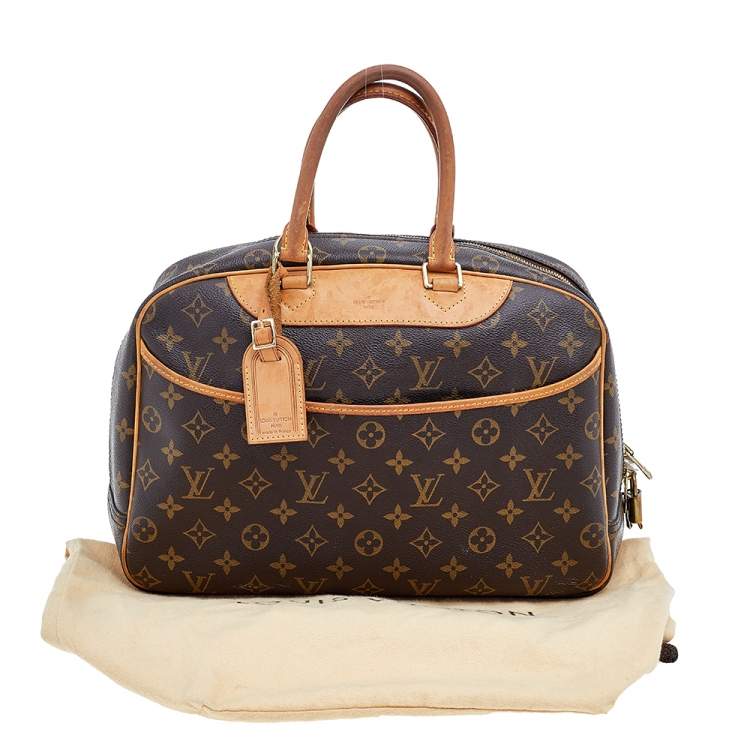 Pre Owned Louis Vuitton Monogram Canvas Deauville Bag