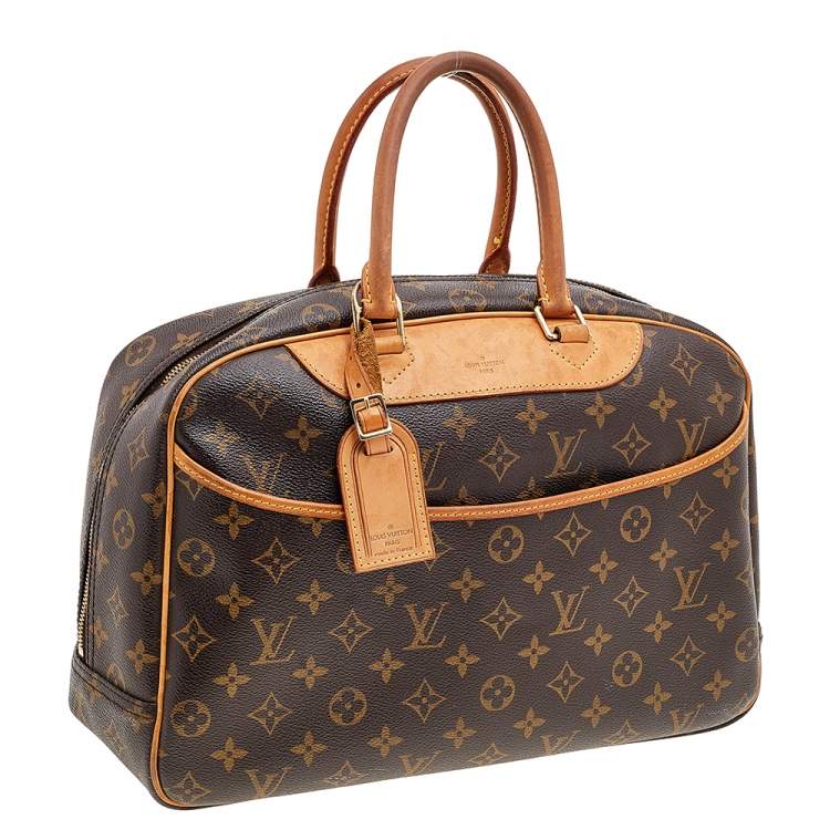 Pre Owned Louis Vuitton Monogram Canvas Deauville Bag