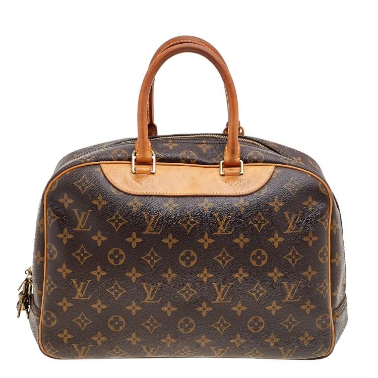 Pre Owned Louis Vuitton Monogram Canvas Deauville Bag