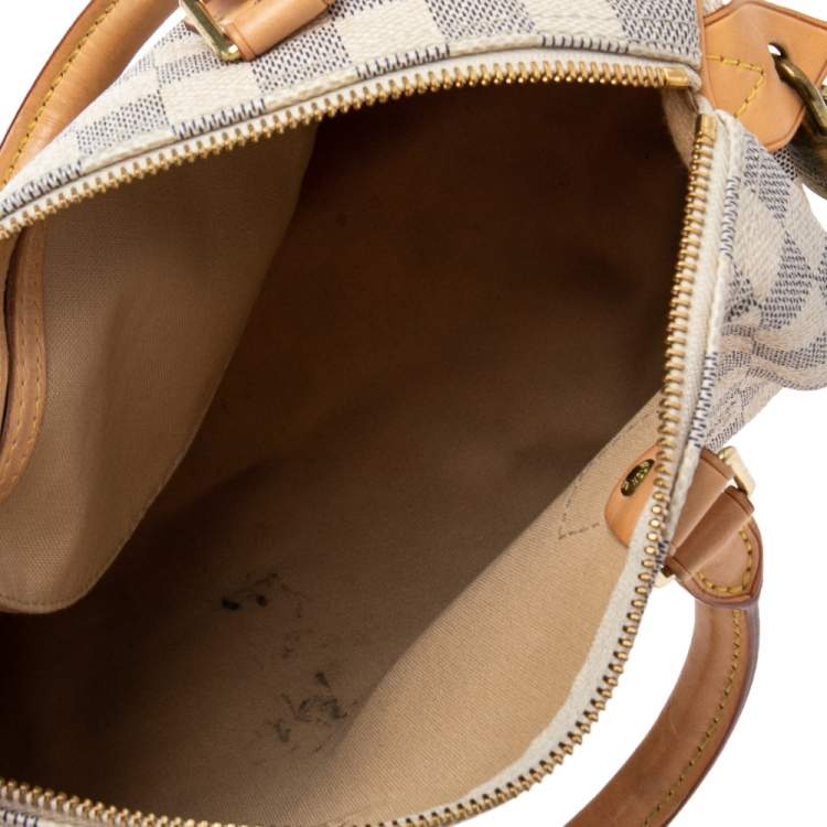 Pre Owned Louis Vuitton Damier Azur Canvas Speedy 25 Bag