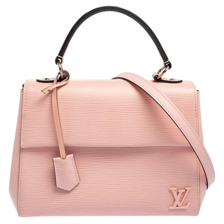 Louis Vuitton Cluny handbag in brown epi leather