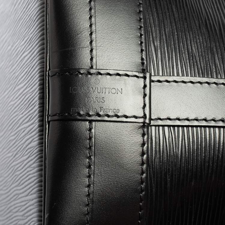 Pre Owned Louis Vuitton Black Epi Leather Vintage Noé Bag