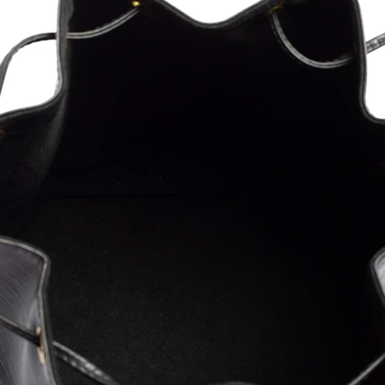 Pre Owned Louis Vuitton Black Epi Leather Vintage Noé Bag